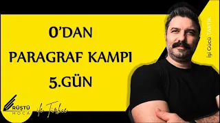 0’dan Paragraf Kampı | 5.GÜN | Düşünceyi Geliştirme Yolları | RÜŞTÜ HOCA