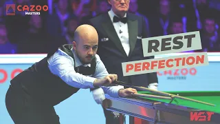 Luca Brecel's Stunning Rest Shot vs Ronnie O'Sullivan | 2023 Cazoo Masters