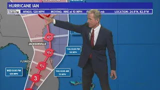 Hurricane Ian update: Tuesday evening
