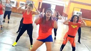 TQG by Karol G & Shakira, Remix Brian Leiva...Zumba con Erika Muñoz #zumba #tqg #karolg #shakira