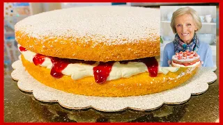 Victoria Sponge Cake Recipe for Beginners | Mary Berry Classic Victoria Sponge Cake Recipe