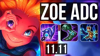 ZOE & Lulu vs JHIN & Zyra (ADC) | 12/1/7, 1.4M mastery, 700+ games, Legendary | BR Diamond | v11.11