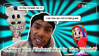 6ix9ine “What does It feel like to be the richest rat In the world🐭*  #6ix9ine #snitch