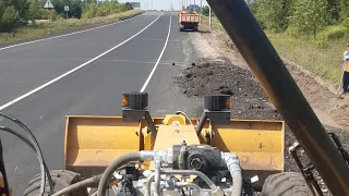 Три Автогрейдера на одном Объекте.