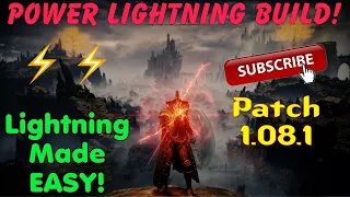 Power Lightning Build! ⚡️ ADLS Made Easy! (Elden Ring Patch 1.08.1)