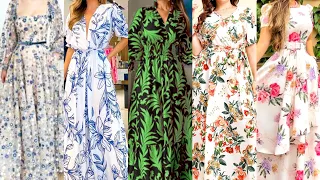 Casual and stunning floral printed long maxi ideas