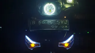 Honda Supra X 125 Batman - Biled Aes Turbo Gen 2 , Foglamp Sein Duromoto X1