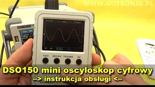 DSO150 mini oscyloskop cyfrowy instrukcja obsługi