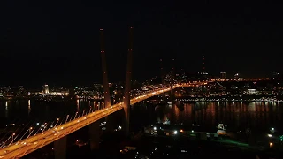 DJI Night City Vladivostok 4k