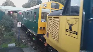 Class 37s and Caroline pay a flying visit to Bishop Auckland 26/10/22