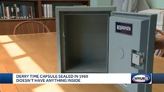 Time capsule opened to reveal nothing inside