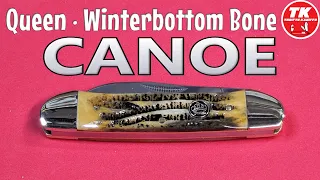 Queen Winterbottom Bone Canoe QN64WB Pocket Knife