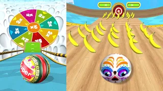 Going Balls | Banana Frenzy Vs Super Bonus Level - Speedrun Mobile Gameplay