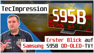 Ein PROBLEM mit der Verarbeitung? Erster Blick auf den Samsung S95B QD-OLED-TV! | TecImpression