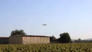 TUIfly Boeing 737 landing Jerez de la Frontera LEJR