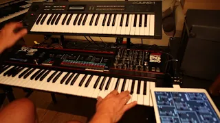 Roland JX3p vs alphaJuno 1