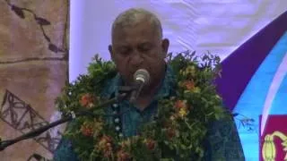 Fijian Prime Minister Voreqe Bainimarama Opens Inaugural Women's Expo