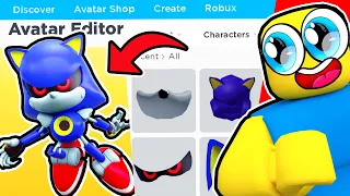 I Made METAL SONIC A ROBLOX ACCOUNT... (HOW TO MAKE REALISTIC SONIC ROBLOX AVATAR)