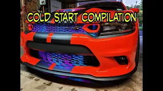 Scat Pack cold start and revving compilation!