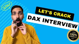 How to crack DAX Interview? | DAX interview Questions from my past interviews | Power BI