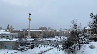 КИЕВ 2021 АНОМАЛЬНАЯ ЗИМА!!! Все замело СНЕГОМ!