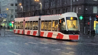 Buses and Trams in Tallinn 29.1.2017