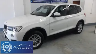 Used BMW X3 xdrive20d Automatic in Alpine White for sale in Crewe Cheshire