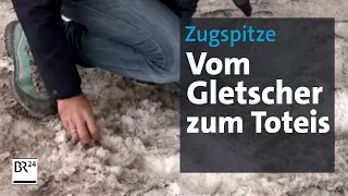 Klimawandel an der Zugspitze: Vom Gletscher zum Toteis | Abendschau | BR24