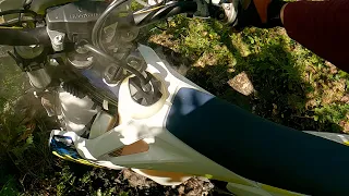 Overheating my 2023 te300 on some single track