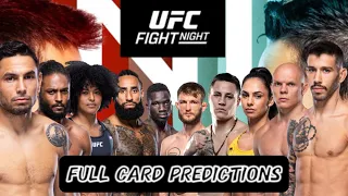 UFC Fight Night Vegas 91 - Full Card Predictions and Breakdown