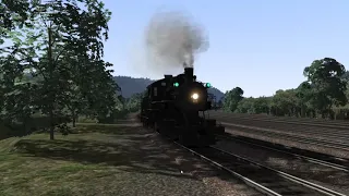 Train Simulator Lima 2-8-0 Gameplay