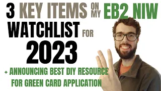 EB2 NIW Green Card watchlist for 2023 for DIY applicants