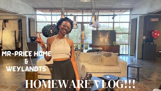 Mr Price Home and Weylandt's VLOG - Shopping for Homeware||South African YouTuber