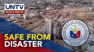 No Filipino casualty, no repatriation request in relation to massive flooding in Libya - DFA