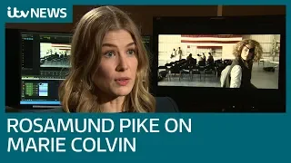 Rosamund Pike pays tribute to Marie Colvin as court rules on war reporter death | ITV News