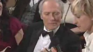 Oscar® Host Ellen DeGeneres with Clint Eastwood