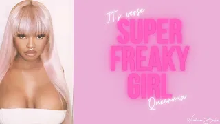 Nicki Minaj, JT - Super Freaky Girl QueenMix (Verse - Lyrics Video)