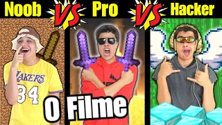 NOOB VS PRO VS HACKER NO MINECRAFT - O FILME !!