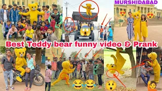2022 best teddy bear funny prank 🤣/ crazy reaction #01team #teddyboy