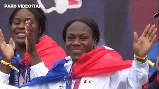 La championne Clarisse Agbegnenou (Judo) au retour des Jeux Olympiques de Tokyo @ Paris 2 aout 2021