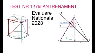 Test de antrenament nr 12 pentru Evaluare Nationala (al Math-PDR)