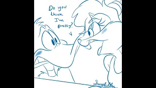 Daffy and Lola Comic Dub - do you think im pretty #looneytunes #daffyduck #lolabunny #comicdub