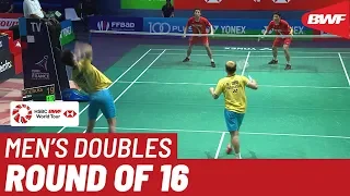 R16 | MD | GIDEON/SUKAMULJO (INA) [1] vs. KIM/LEE (KOR) | BWF 2019