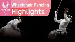 Wheelchair fencing Overall Highlights | Tokyo 2020 Paralympic Games