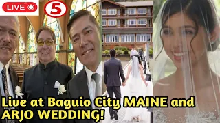 LIVE at Baguio City, MAINE Mendoza and ARJO Atayde WEDDING @ E.A.T TV5 July 28,2023