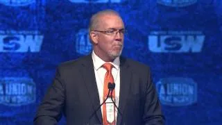 2014 USW Convention: John Horgan