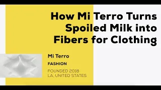 Got Milk? Mi Terro Turns Excess Milk into Sustainable Fibers for Fashion