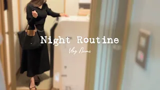 9:30 p.m. Night Routine on the day get home late and the next day vlog | Living alone in Japan