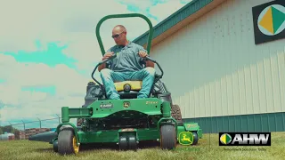 AHW LLC - Rusty is ready to showcase the Z930R Commercial Series Mower by John Deere!