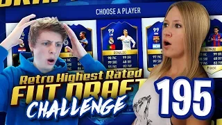 BREAKING W2S 195 RETRO HIGHEST RATED FUT DRAFT CHALLENGE! FIFA 17